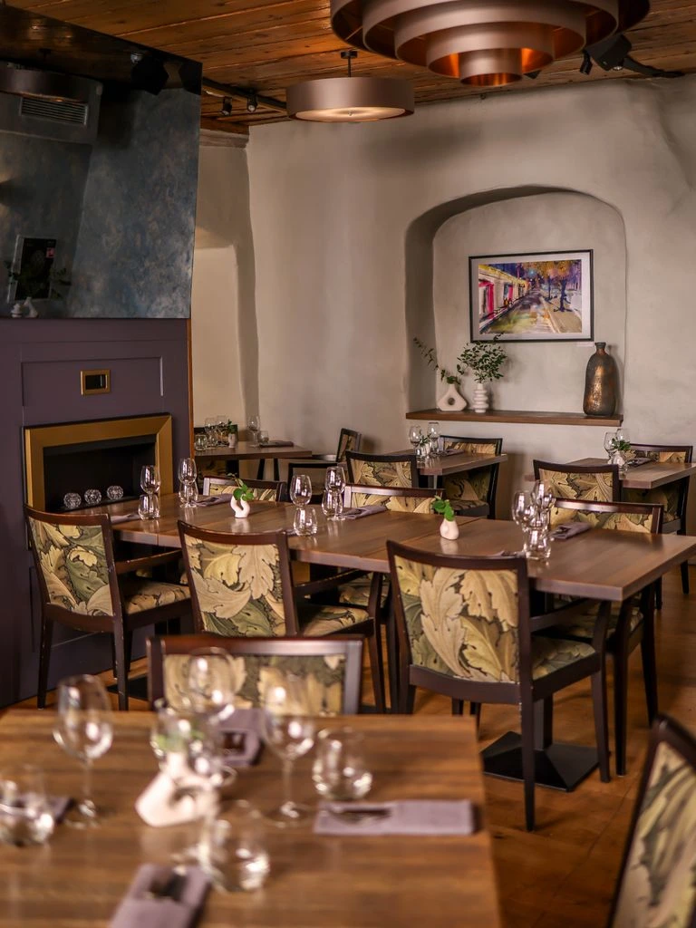 The Wythe Room private dining setup at the Brooklyn flagship